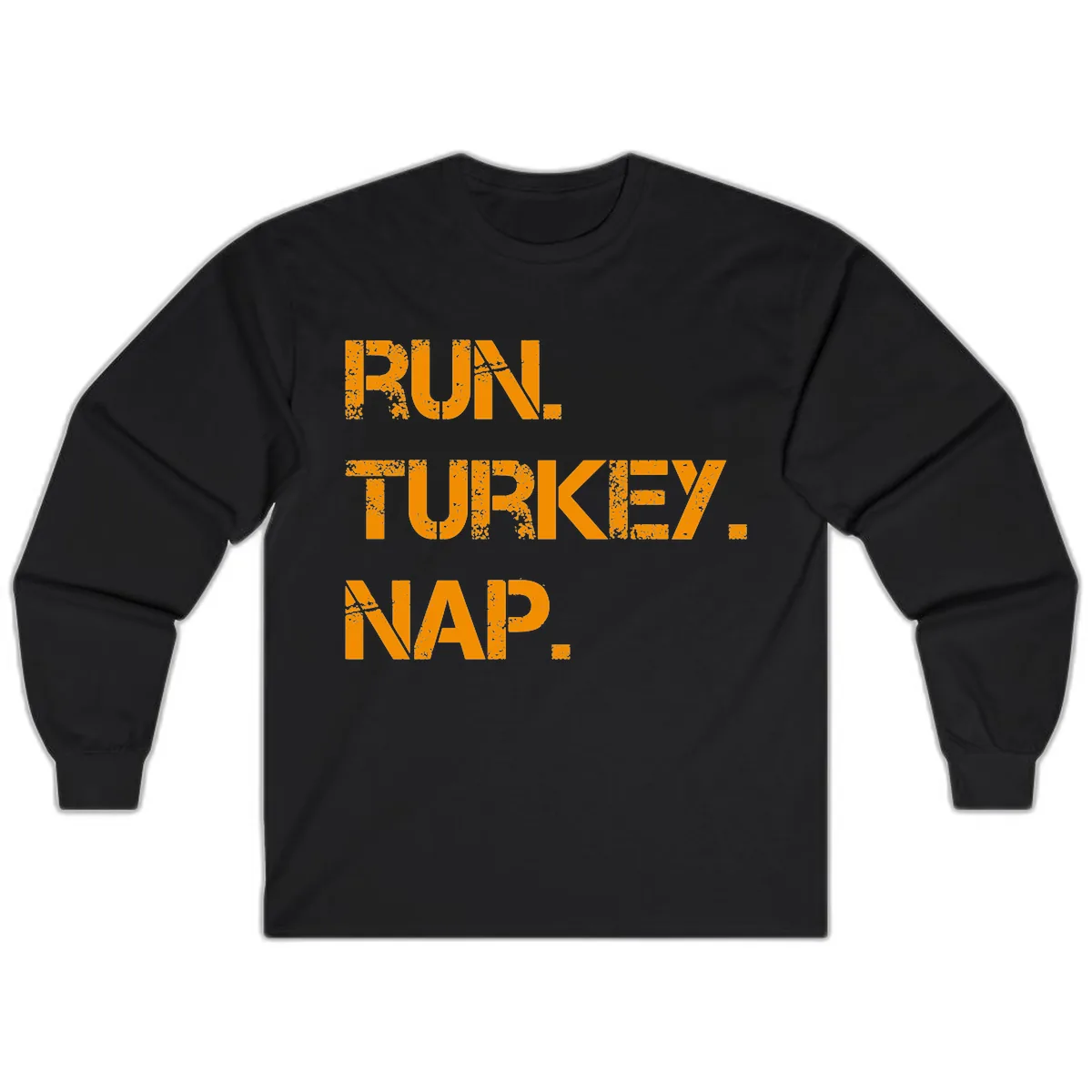 Run Turkey Nap Performance Long Sleeve in Black