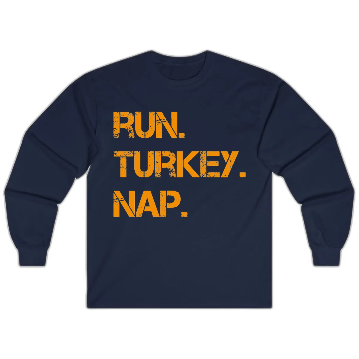 Run Turkey Nap Performance Long Sleeve in Navy