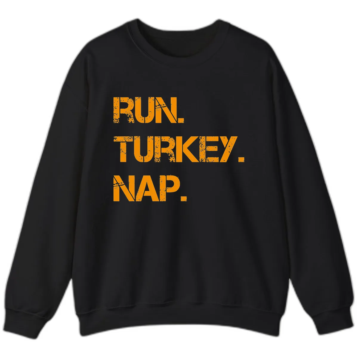 Run Turkey Nap Performance Sweatshirt in Black