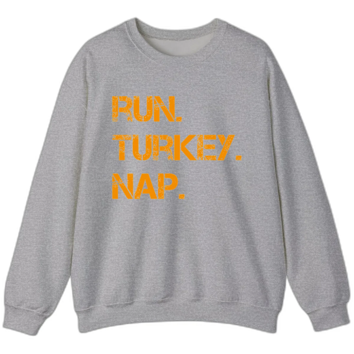 Run Turkey Nap Performance Sweatshirt in Sport Grey