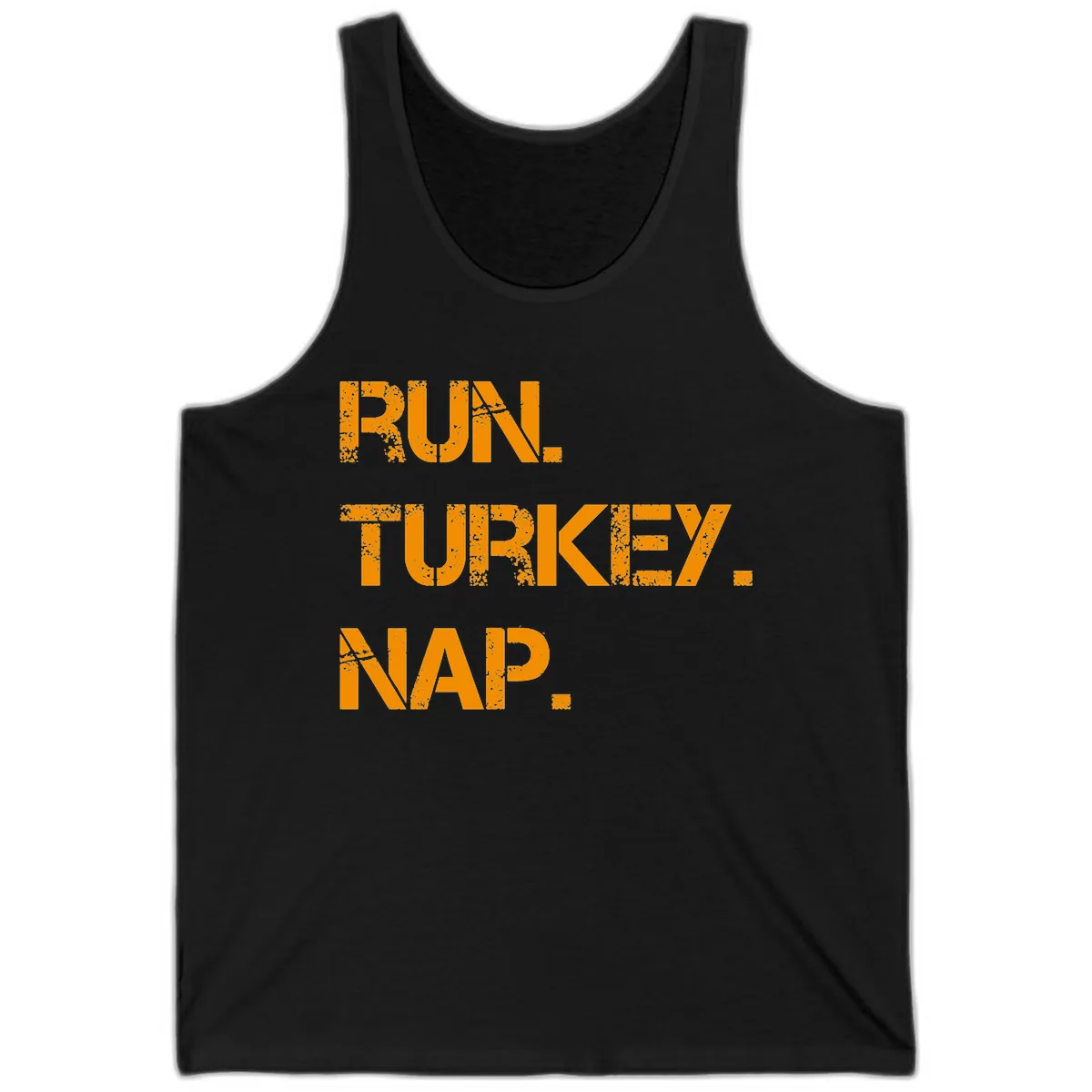 Run Turkey Nap Performance Tank in Black