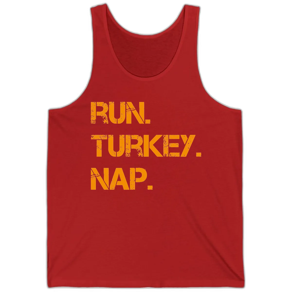 Run Turkey Nap Performance Tank in Red
