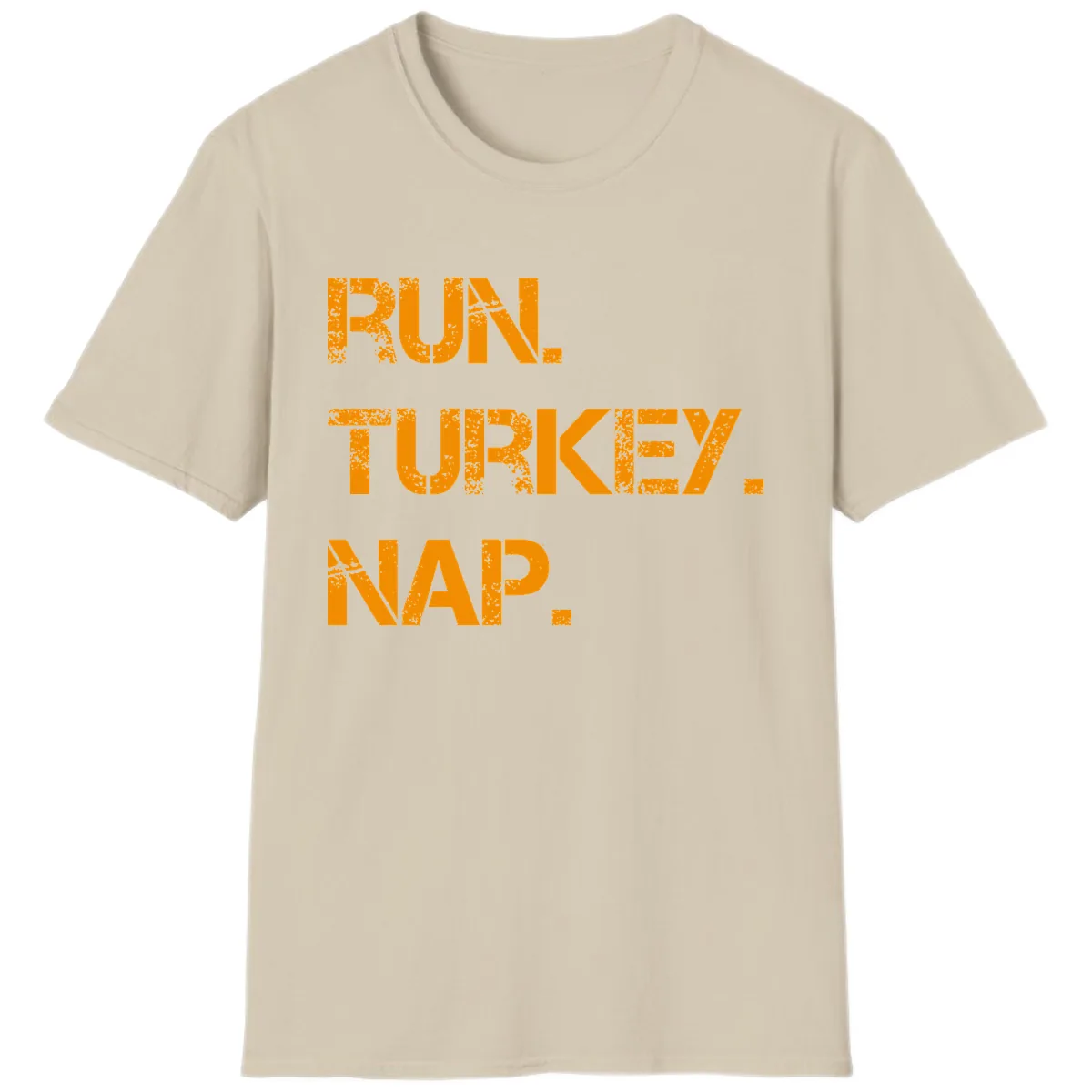 Run Turkey Nap Performance T-Shirt in Sand