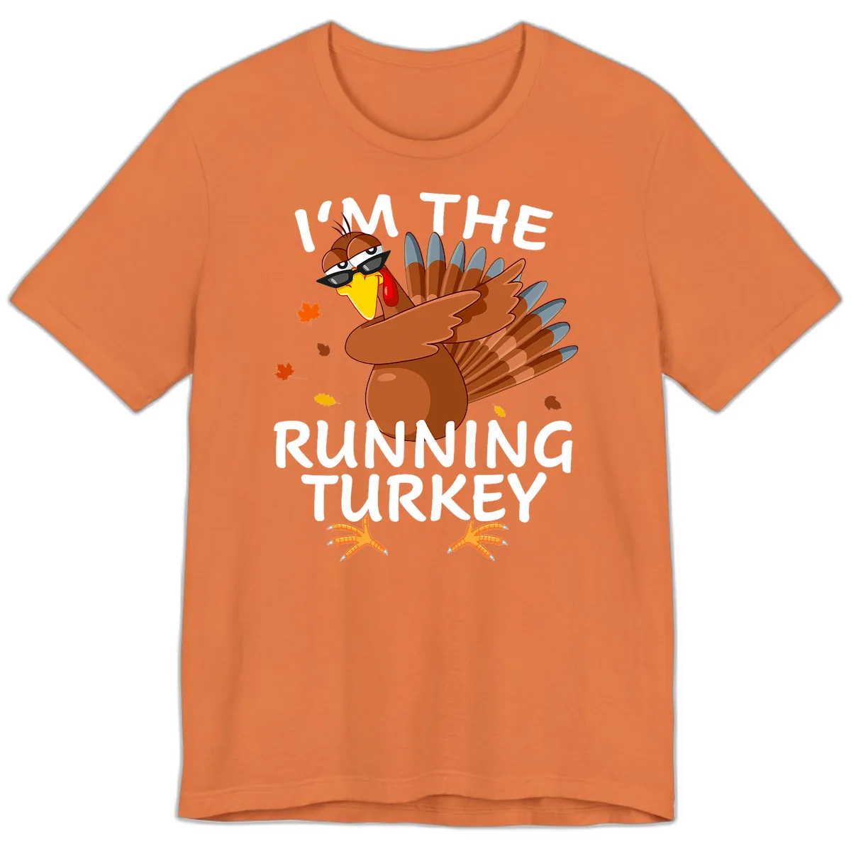 I'm The Running Turkey Premium T-Shirt in Burnt Orange