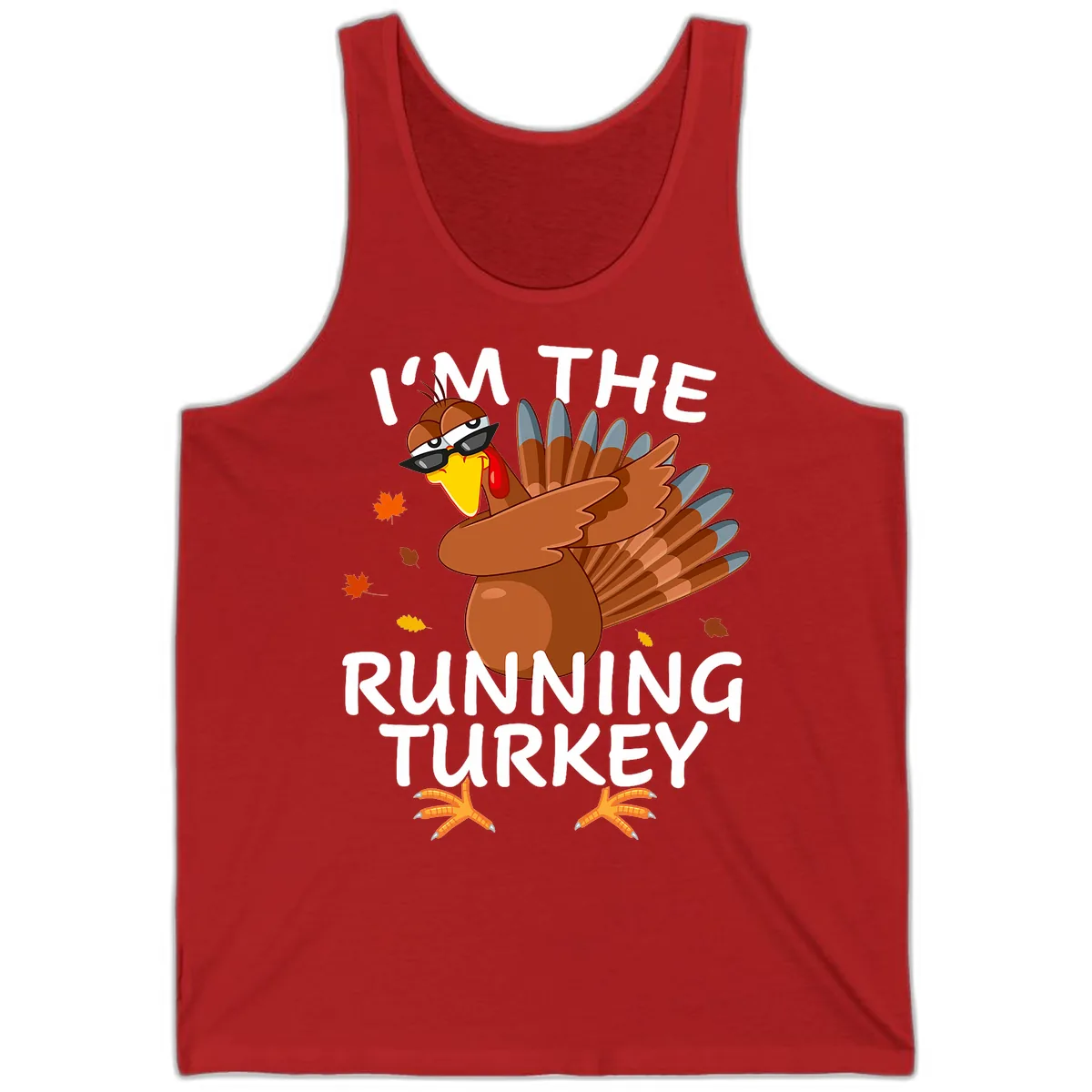 I'm The Running Turkey Tank in Red