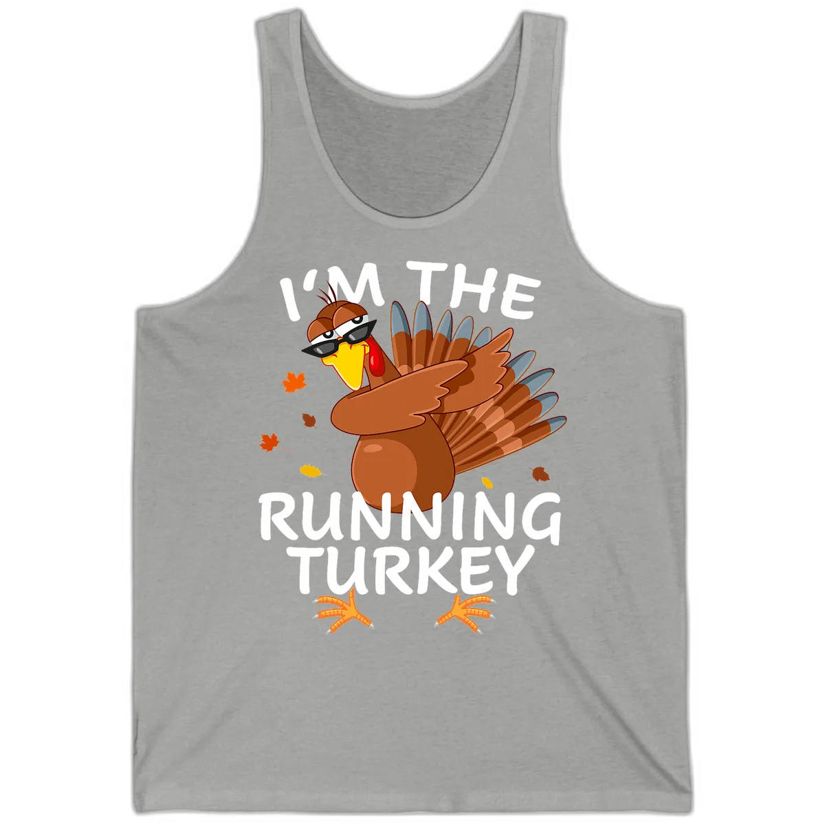 I'm The Running Turkey Tank in Athletic Heather