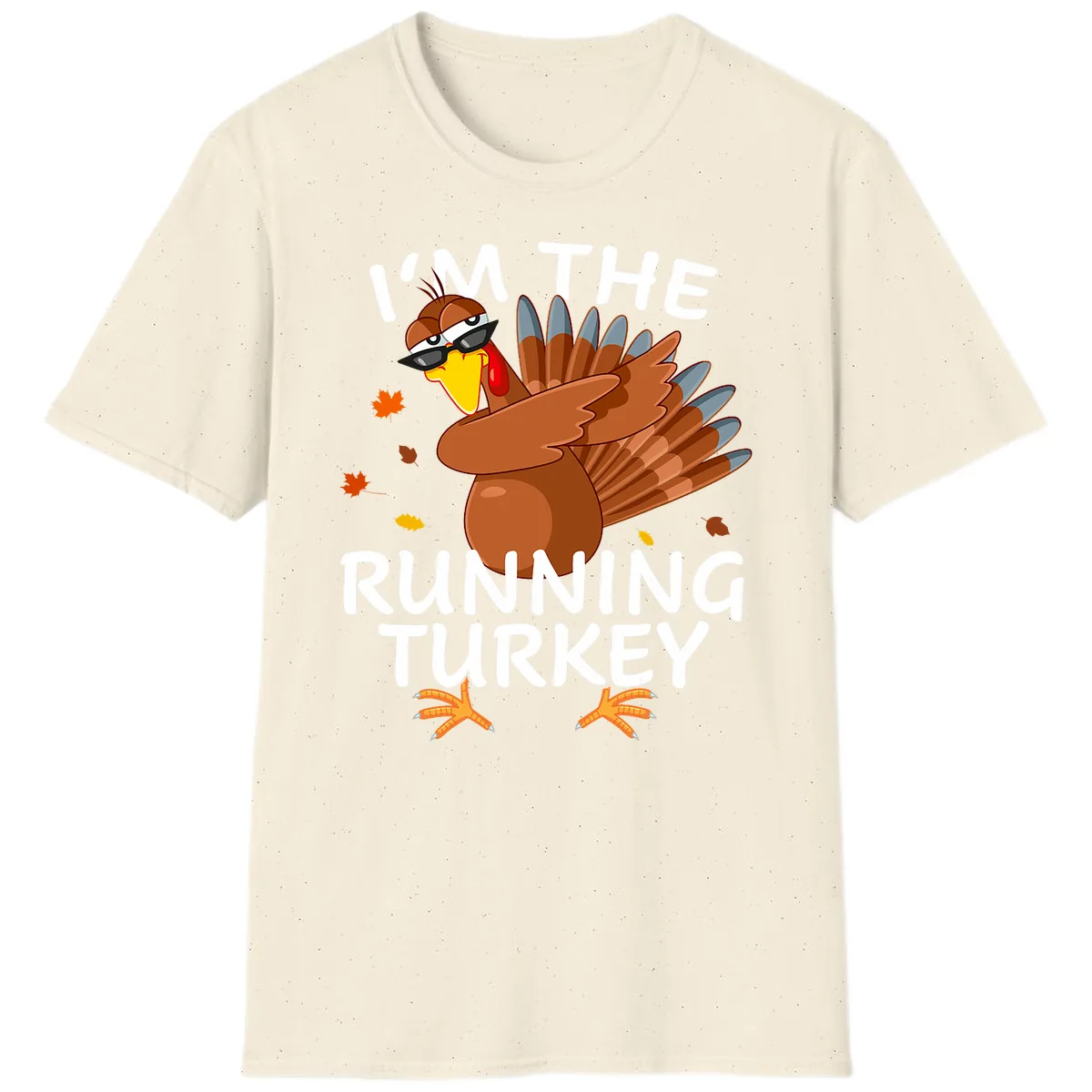 I'm The Running Turkey T-Shirt in Natural