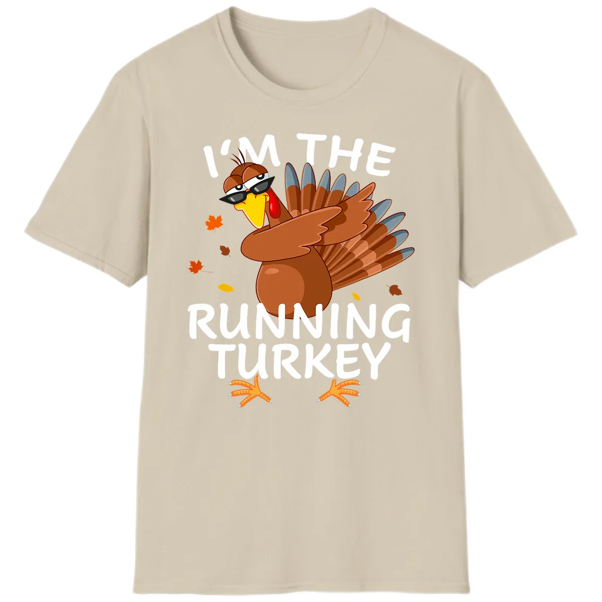 I'm The Running Turkey T-Shirt in Sand
