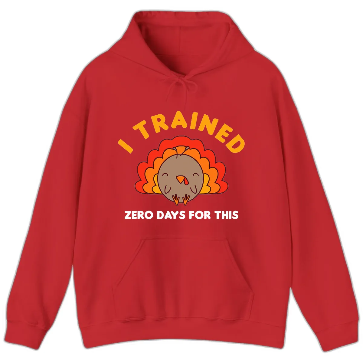 I Trained Zero Days For This Hoodie in Red