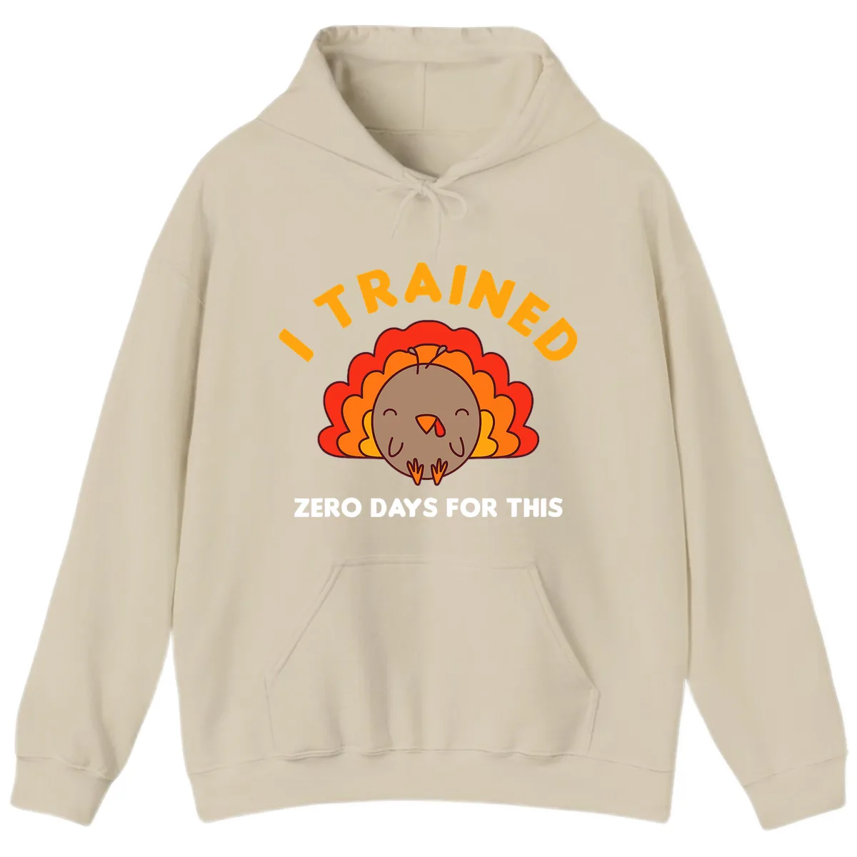 I Trained Zero Days For This Hoodie in Sand