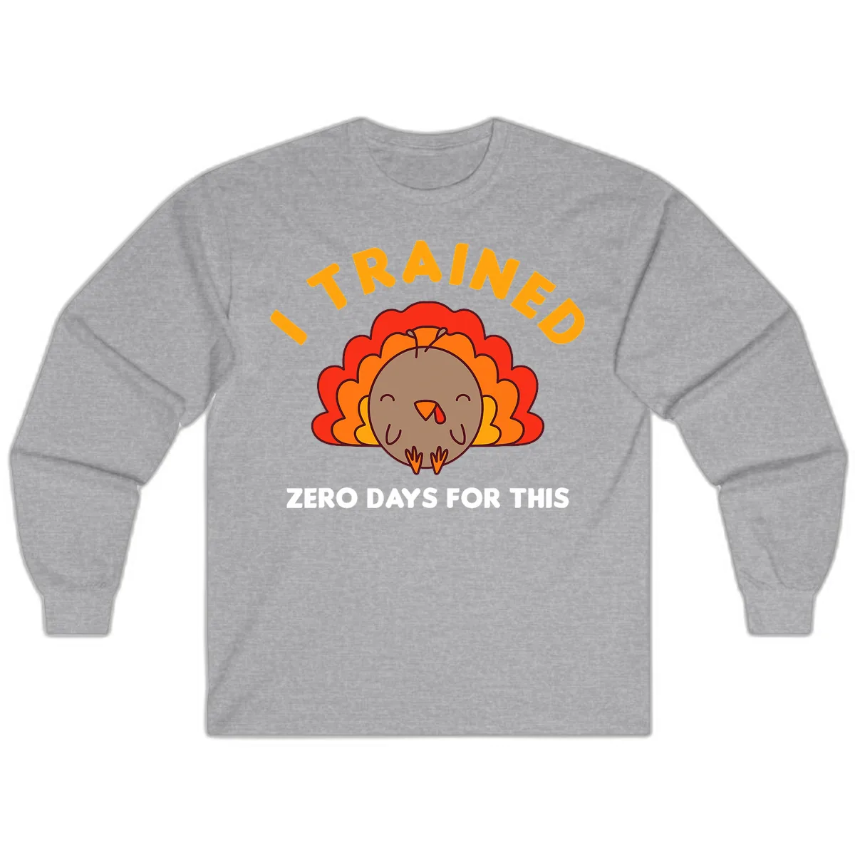 I Trained Zero Days For This Long Sleeve in Sport Grey