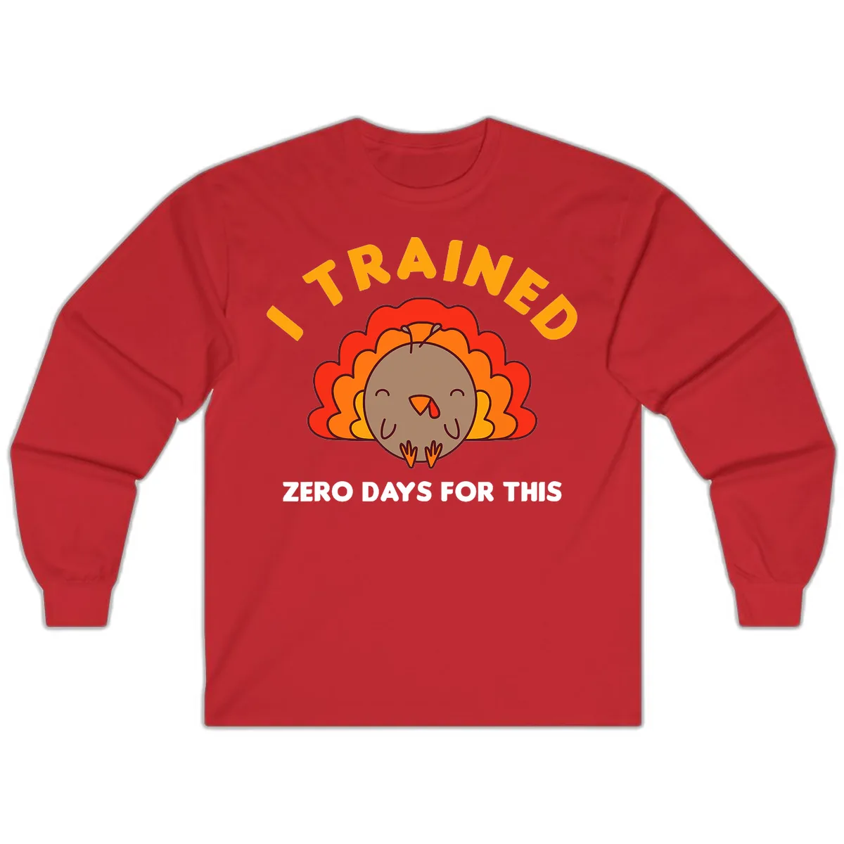 I Trained Zero Days For This Long Sleeve in Red
