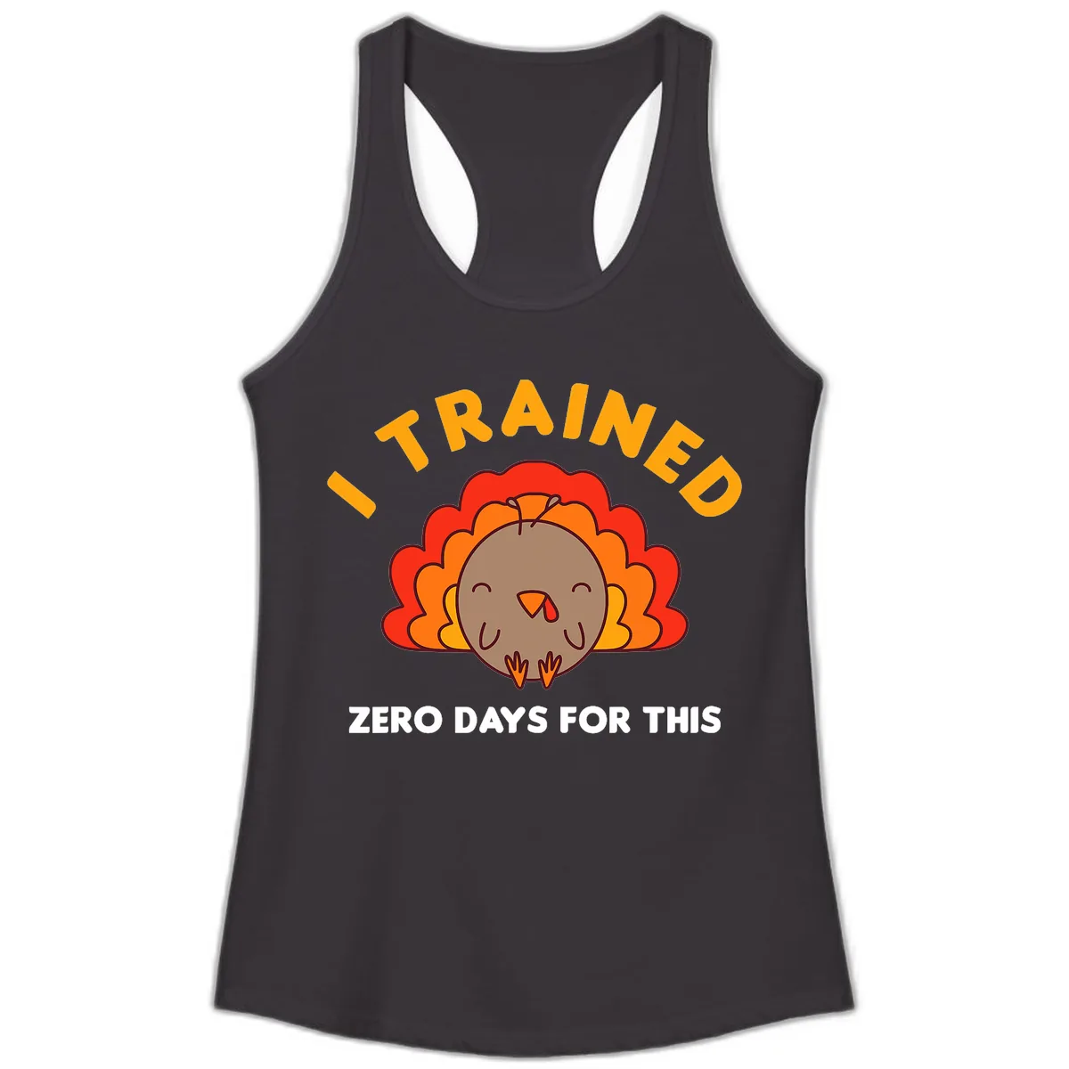 I Trained Zero Days For This Ladies Tank in Black
