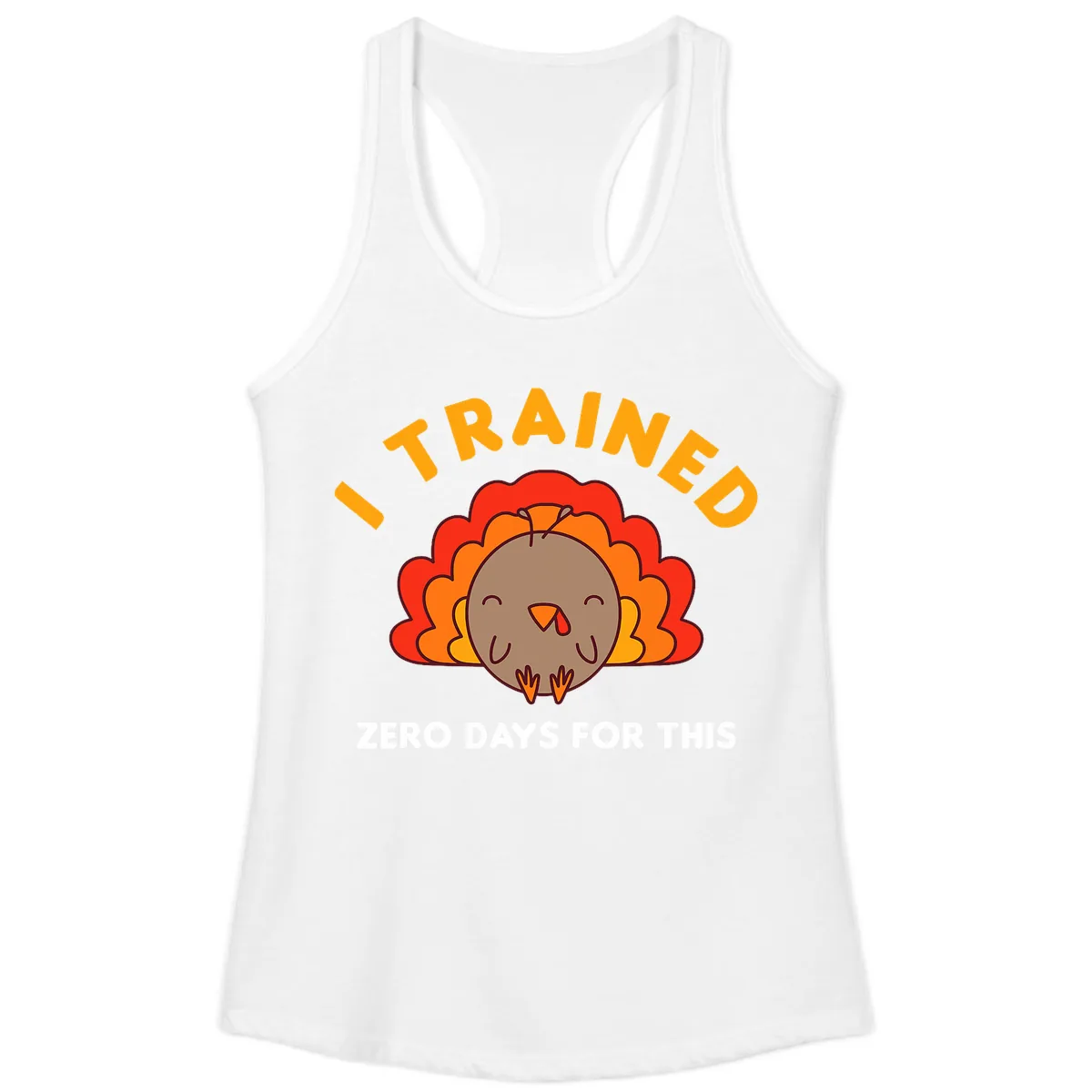 I Trained Zero Days For This Ladies Tank in White