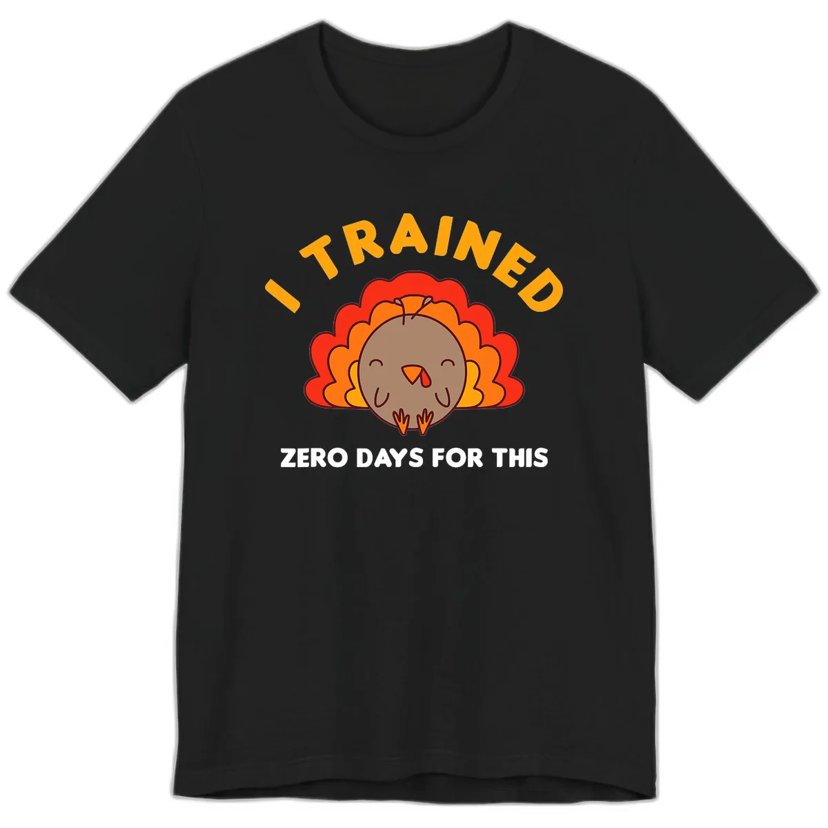 I Trained Zero Days For This Premium T-Shirt in Black