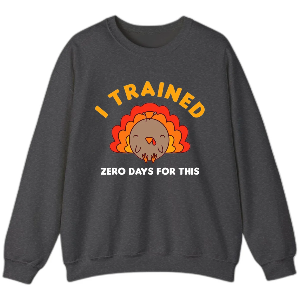 I Trained Zero Days For This Sweatshirt in Dark Heather