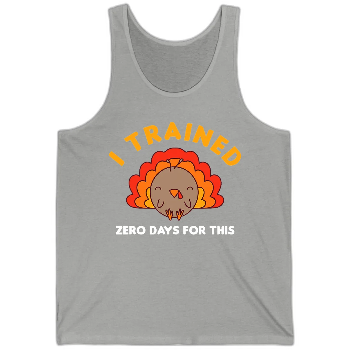 I Trained Zero Days For This Tank in Athletic Heather