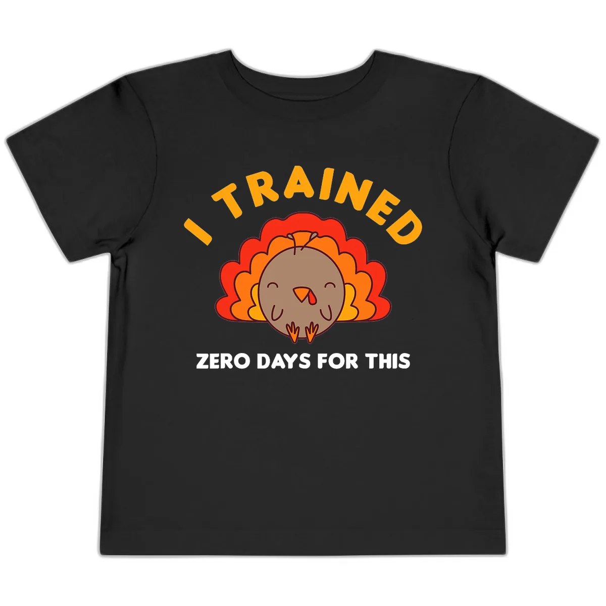 I Trained Zero Days For This Toddler T-Shirt in Black