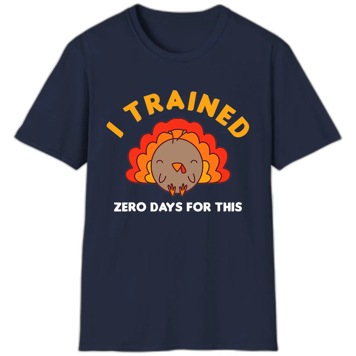I Trained Zero Days For This T-Shirt in Navy