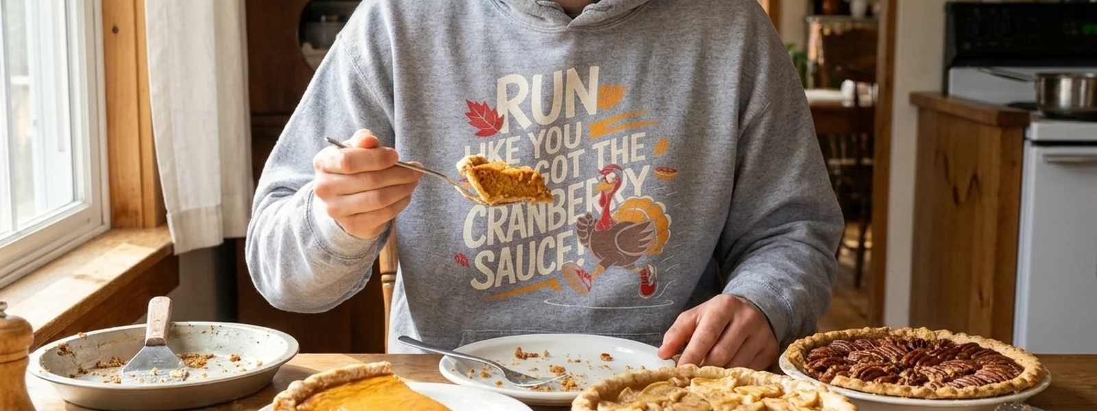 Carb Loading 101 — but Make It Pie (The Turkey Trot Edition) - Turkey Trot Shirts