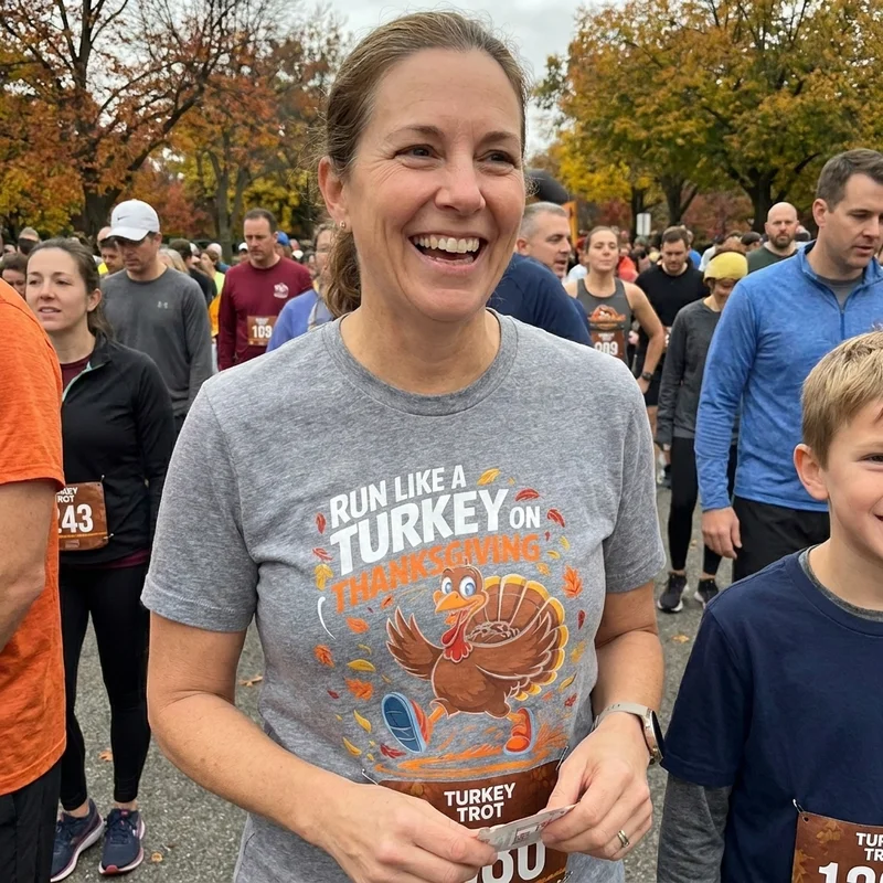 How to Get Matching Turkey Trot Shirts for the Whole Family - Turkey Trot Shirts