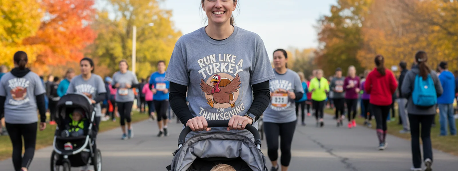 Stroller Division: Tips From a 4x Trotter Mom - Turkey Trot Shirts