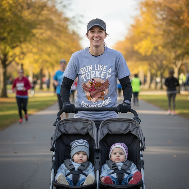 Stroller Division: Tips From a 4x Trotter Mom - Turkey Trot Shirts