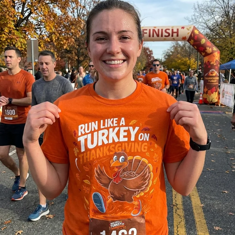 What's a Sub-25 Turkey Trot Worth? (Spoiler: a Lot of Pie) - Turkey Trot Shirts