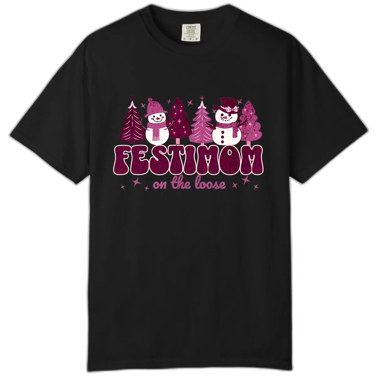 Festivus Mom On The Loose Comfort Color in Black