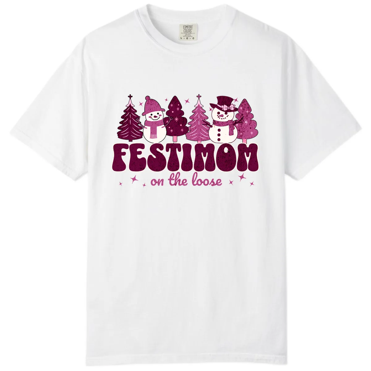 Festivus Mom On The Loose Comfort Color in White