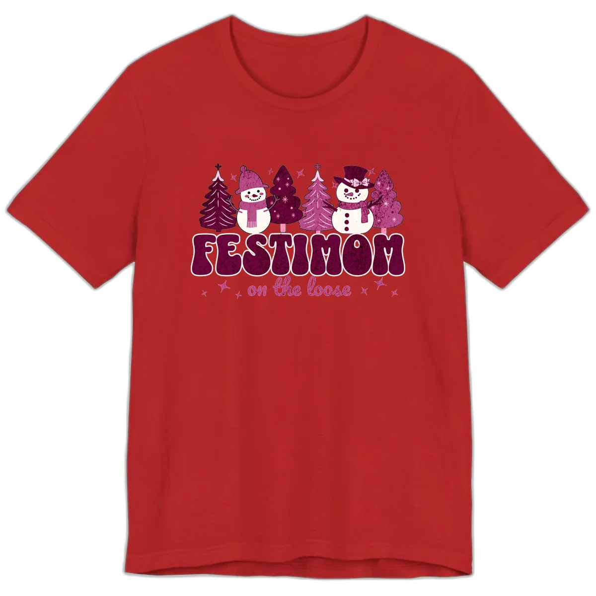 Festivus Mom On The Loose Premium T-Shirt in Red