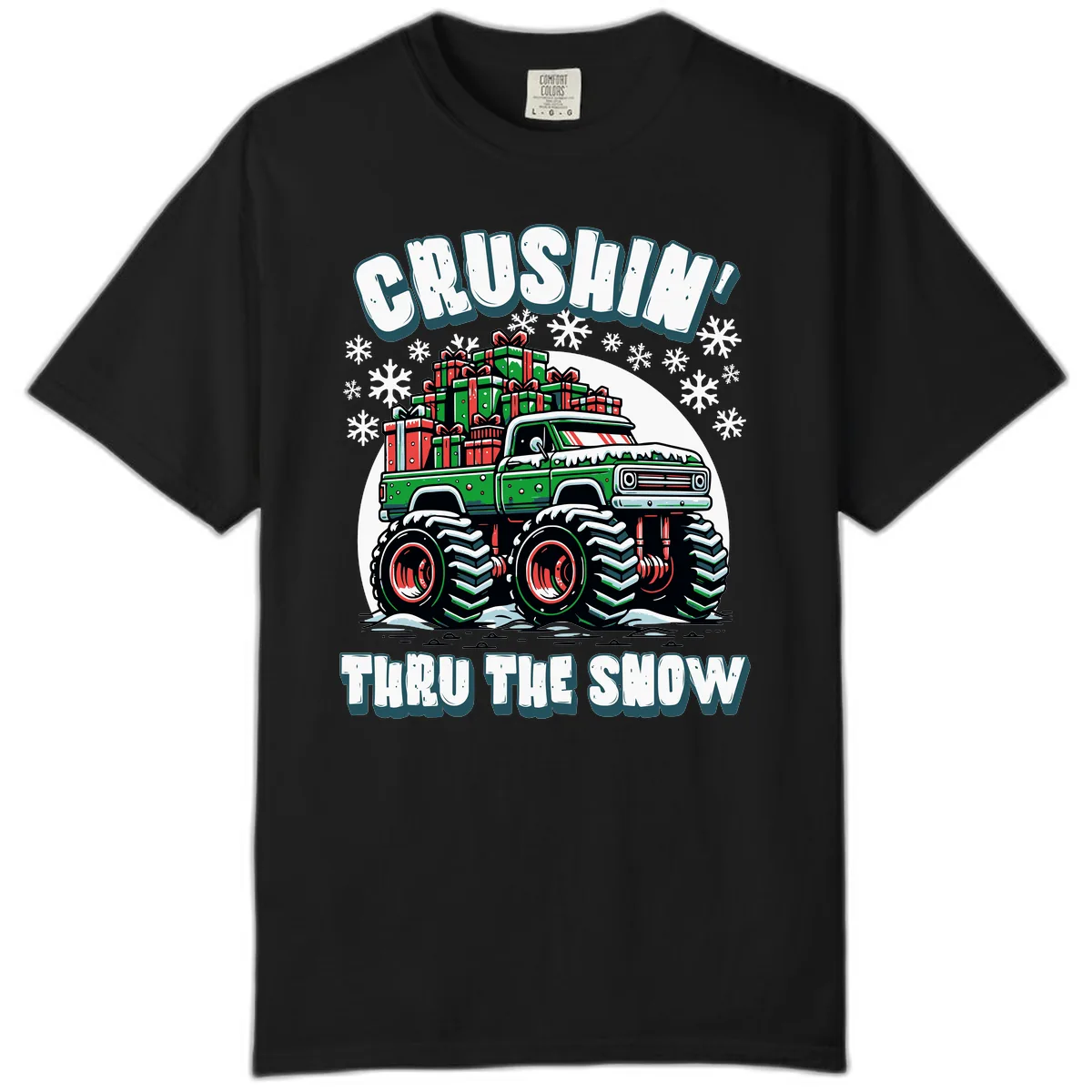 Monster Truck Crushing Presents Comfort Color in Black