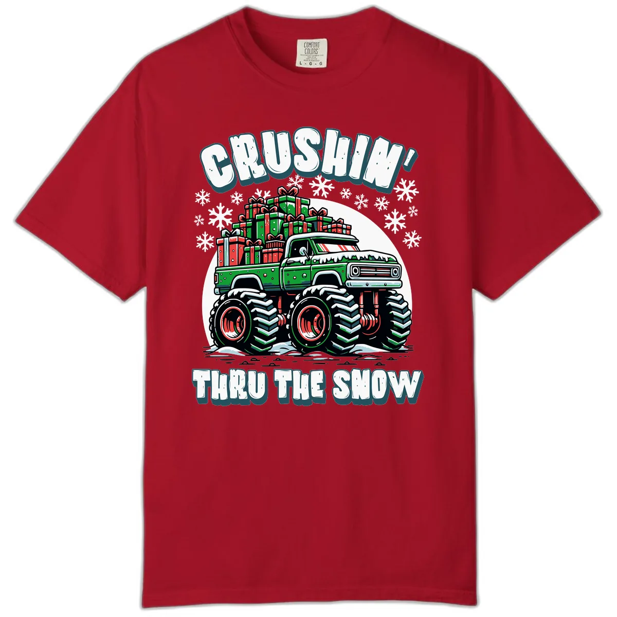 Monster Truck Crushing Presents Comfort Color in Red