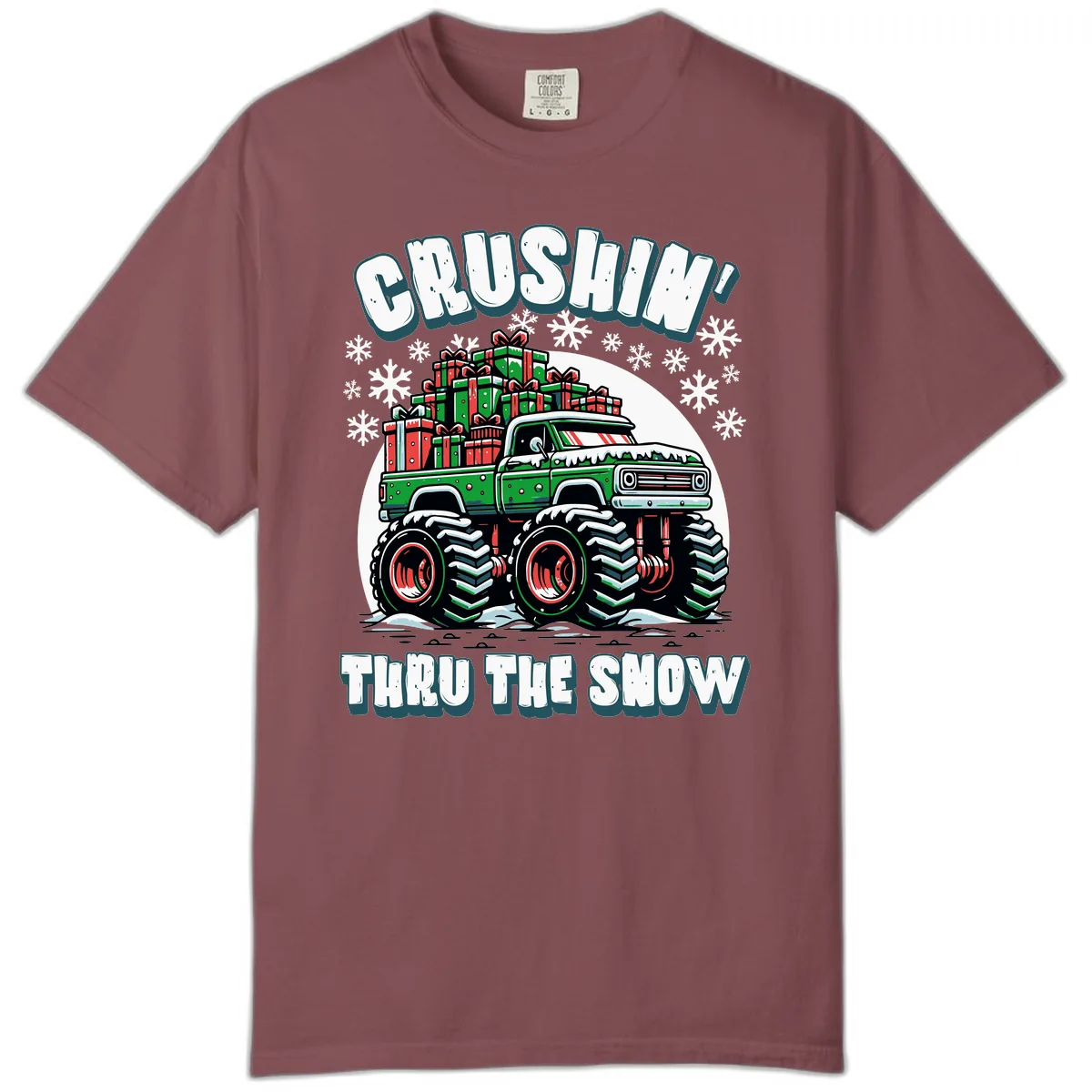 Monster Truck Crushing Presents Comfort Color in Brick