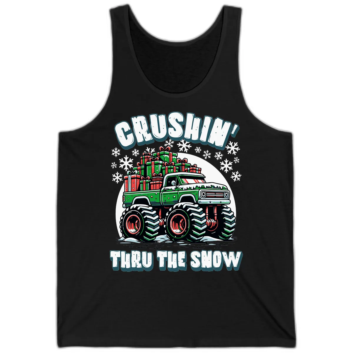 Monster Truck Crushing Presents Tank in Black