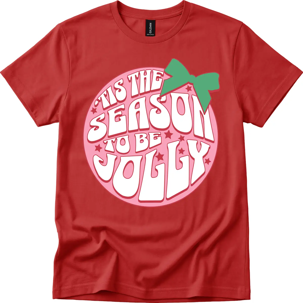 Tis The Season To Be Jolly T-Shirt in Red