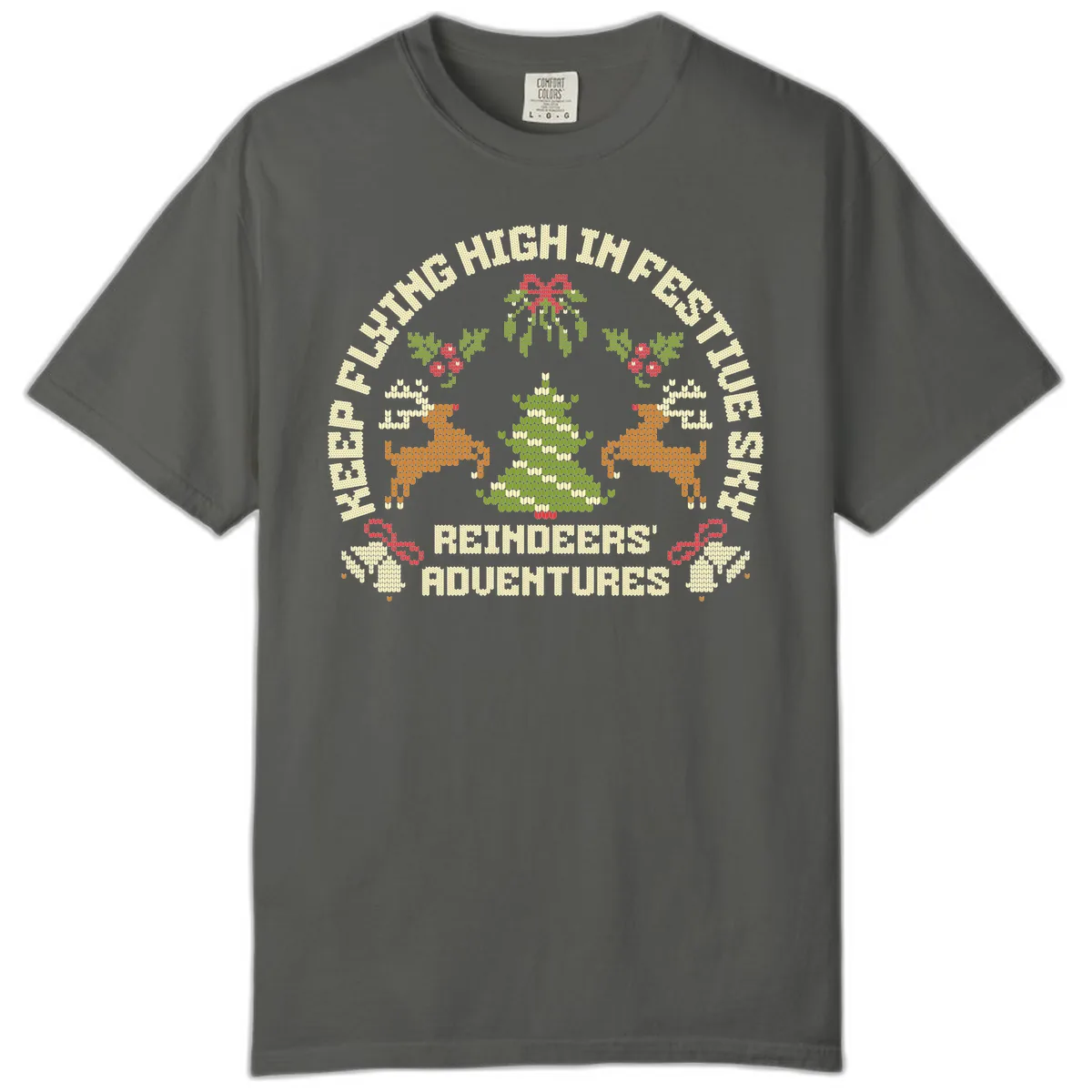 Reindeers' Adventures Festivus Flying High Comfort Color in Pepper