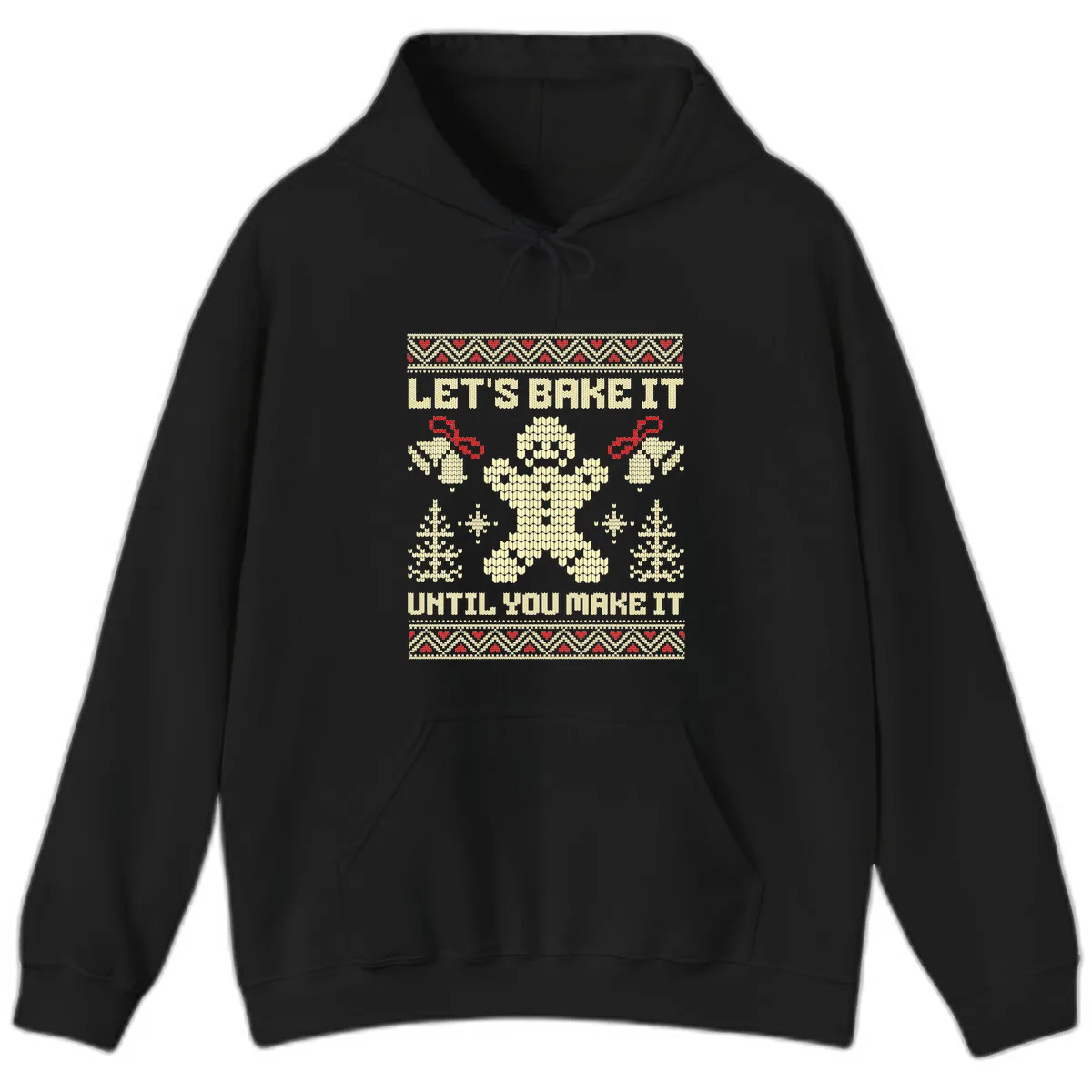 Let's Bake It Until You Make It Hoodie in Black
