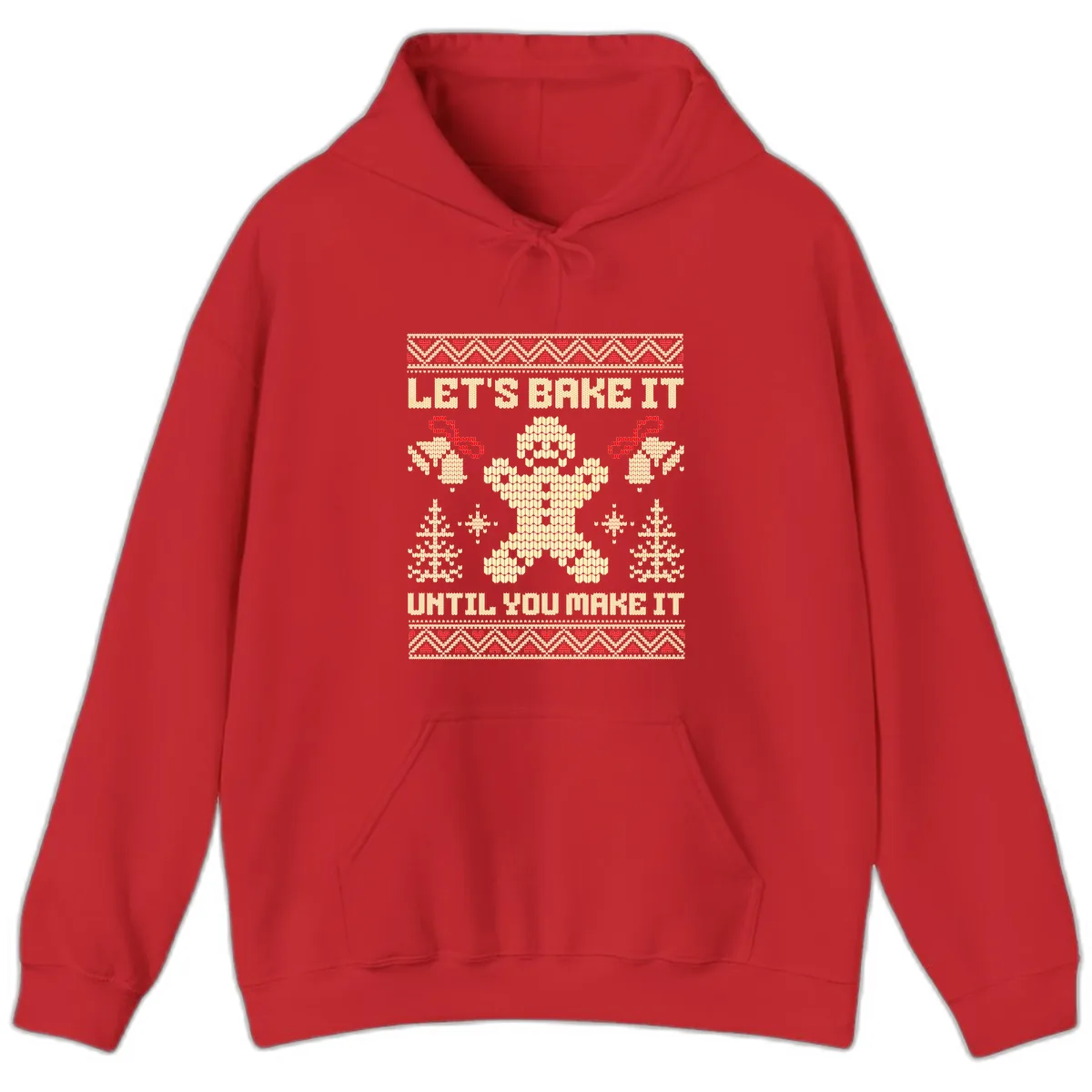 Let's Bake It Until You Make It Hoodie in Red