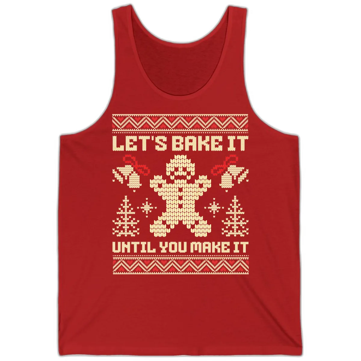 Let's Bake It Until You Make It Tank in Red