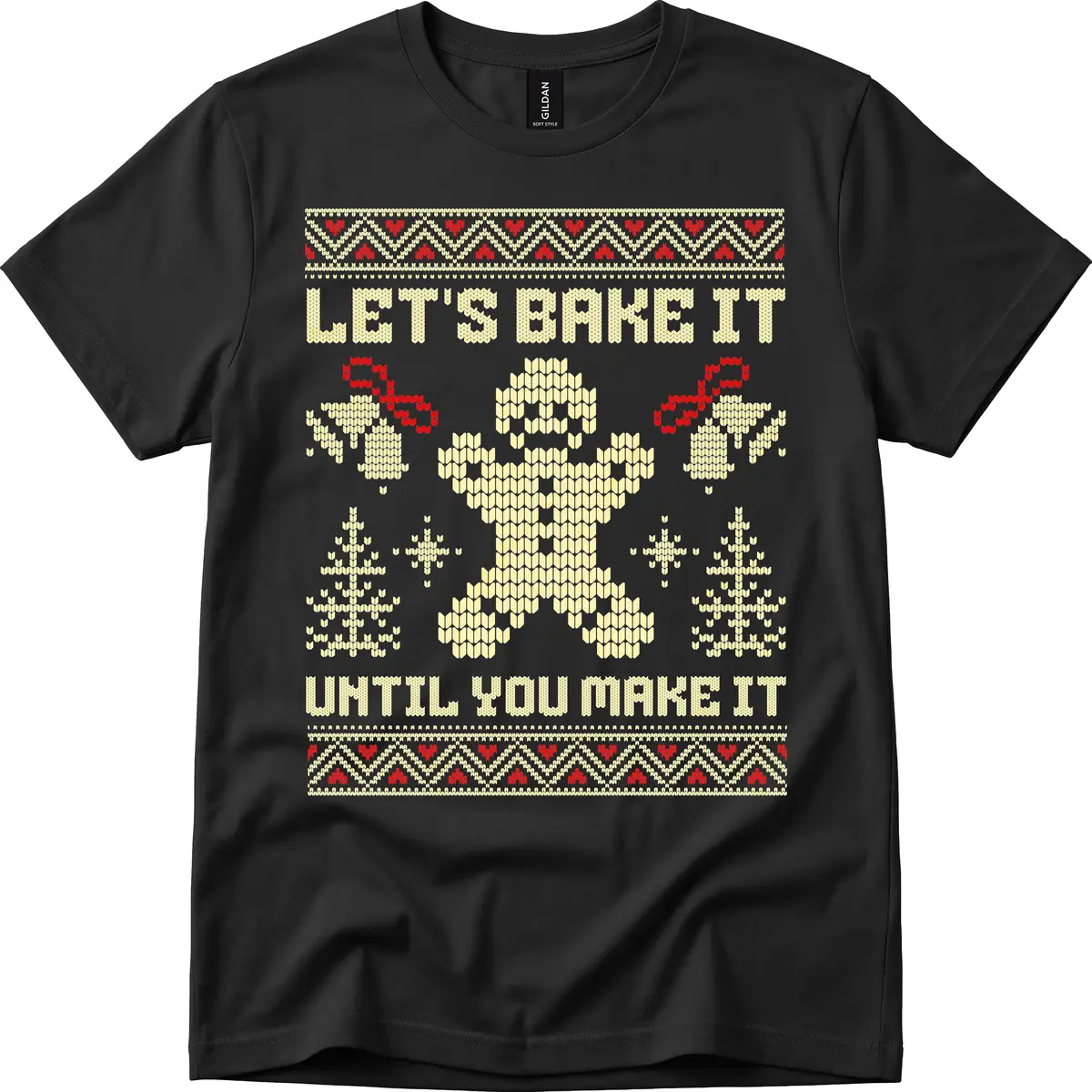 Let's Bake It Until You Make It T-Shirt in Black