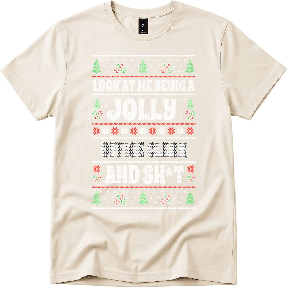 Jolly Office Clerk And Shit T-Shirt in Natural