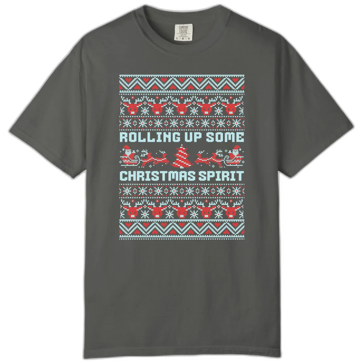 Rolling Up Some Christmas Spirit Comfort Color in Pepper
