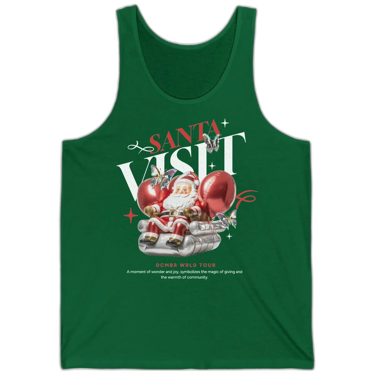 Santa's December World Tour Tank in Kelly