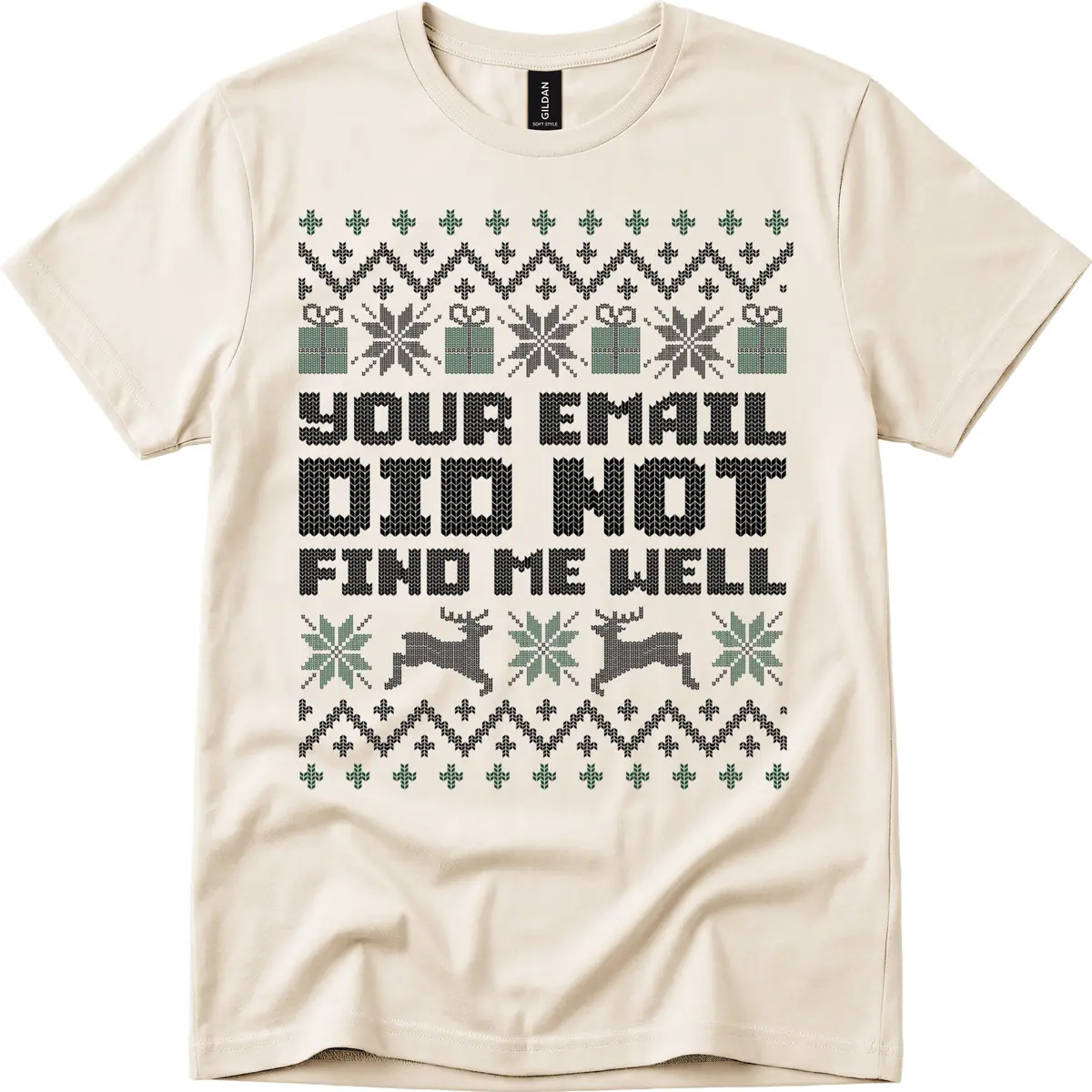 Your Email Did Not Find Me Well T-Shirt in Natural
