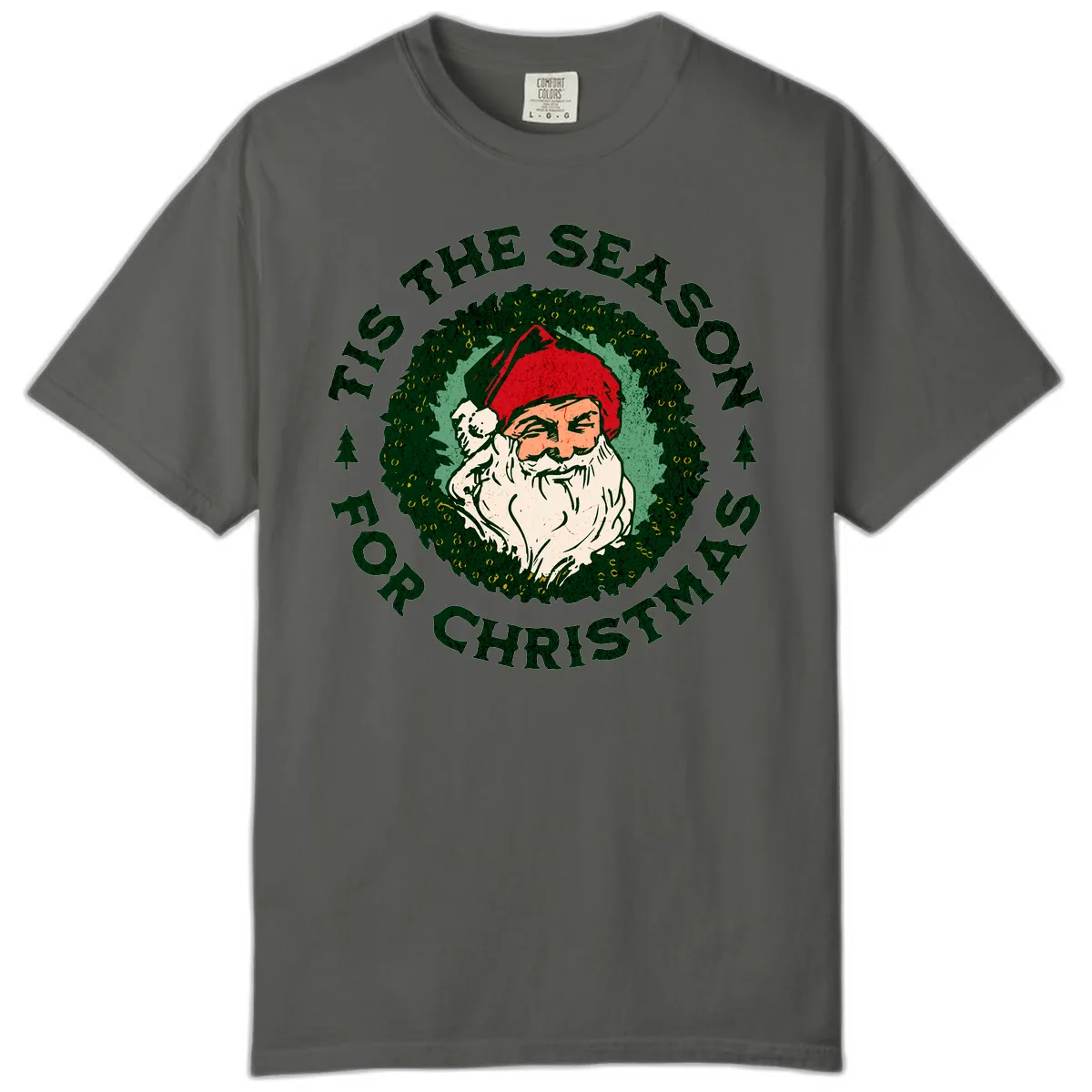 Tis The Season For Christmas Santa Comfort Color in Pepper