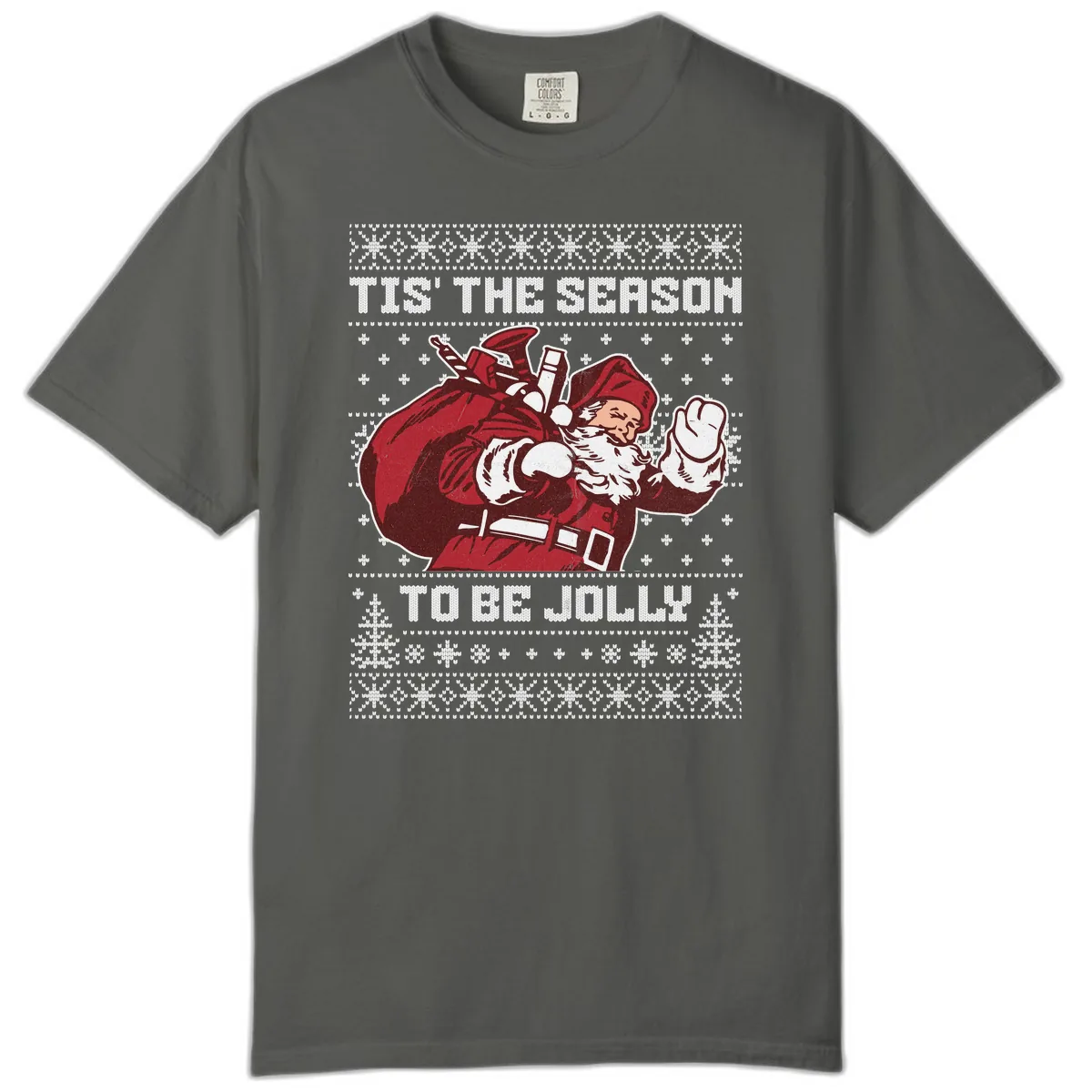 Tis The Season To Be Jolly Comfort Color in Pepper