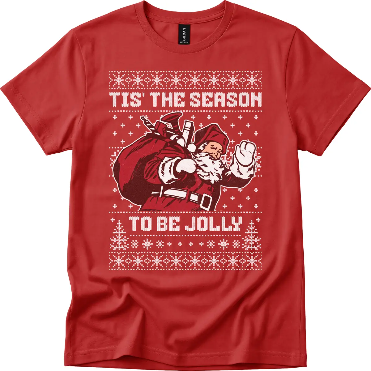 Tis The Season To Be Jolly T-Shirt in Red