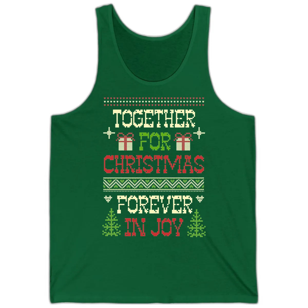 Together For Christmas Forever In Joy Tank in Kelly