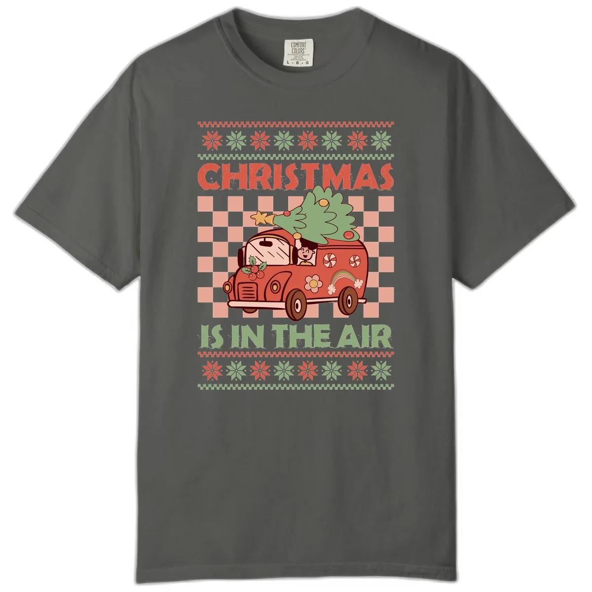 Christmas Is In The Air Van Comfort Color in Pepper